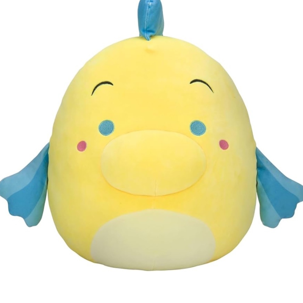 Disney Little Mermaid Flounder Squishmallow Plush